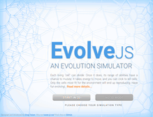 Tablet Screenshot of evolvejs.com